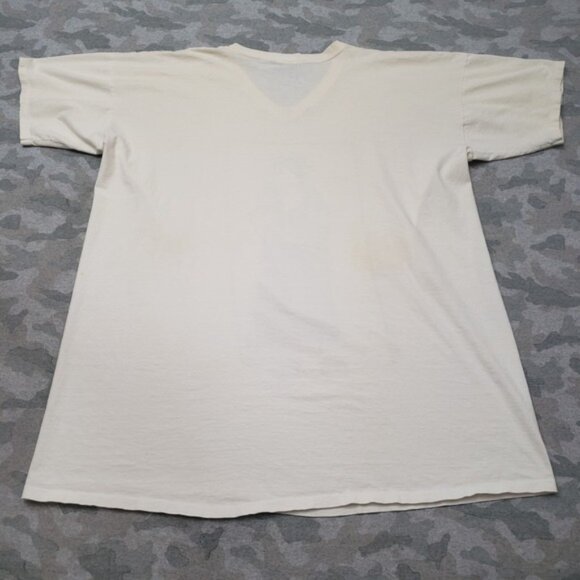 Vintage Listen Honey Top Womens One Size Made In USA Short Sleeve Single Stitch - Picture 8 of 13